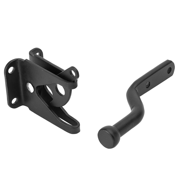 National Hardware 2.5 in. H X 1 in. W X 4 in. L Matte Stainless Steel Left or Right Handed Gate Latc N109-020 - main